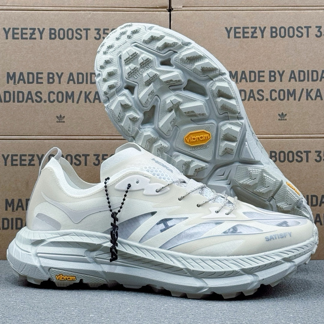 Hoka Mafate Speed 4 Lite Truffle Salt | Vintage Yellow