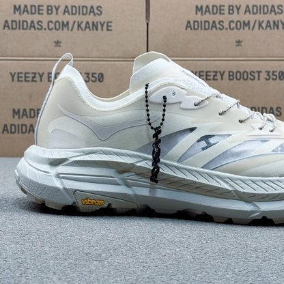 Hoka Mafate Speed 4 Lite Truffle Salt | Vintage Yellow