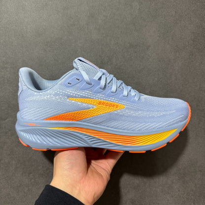Brooks Women's Ghost 17 Road Running Shoes (Blue Heron/White/Orange)
