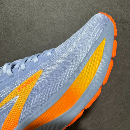 Brooks Women's Ghost 17 Road Running Shoes (Blue Heron/White/Orange)