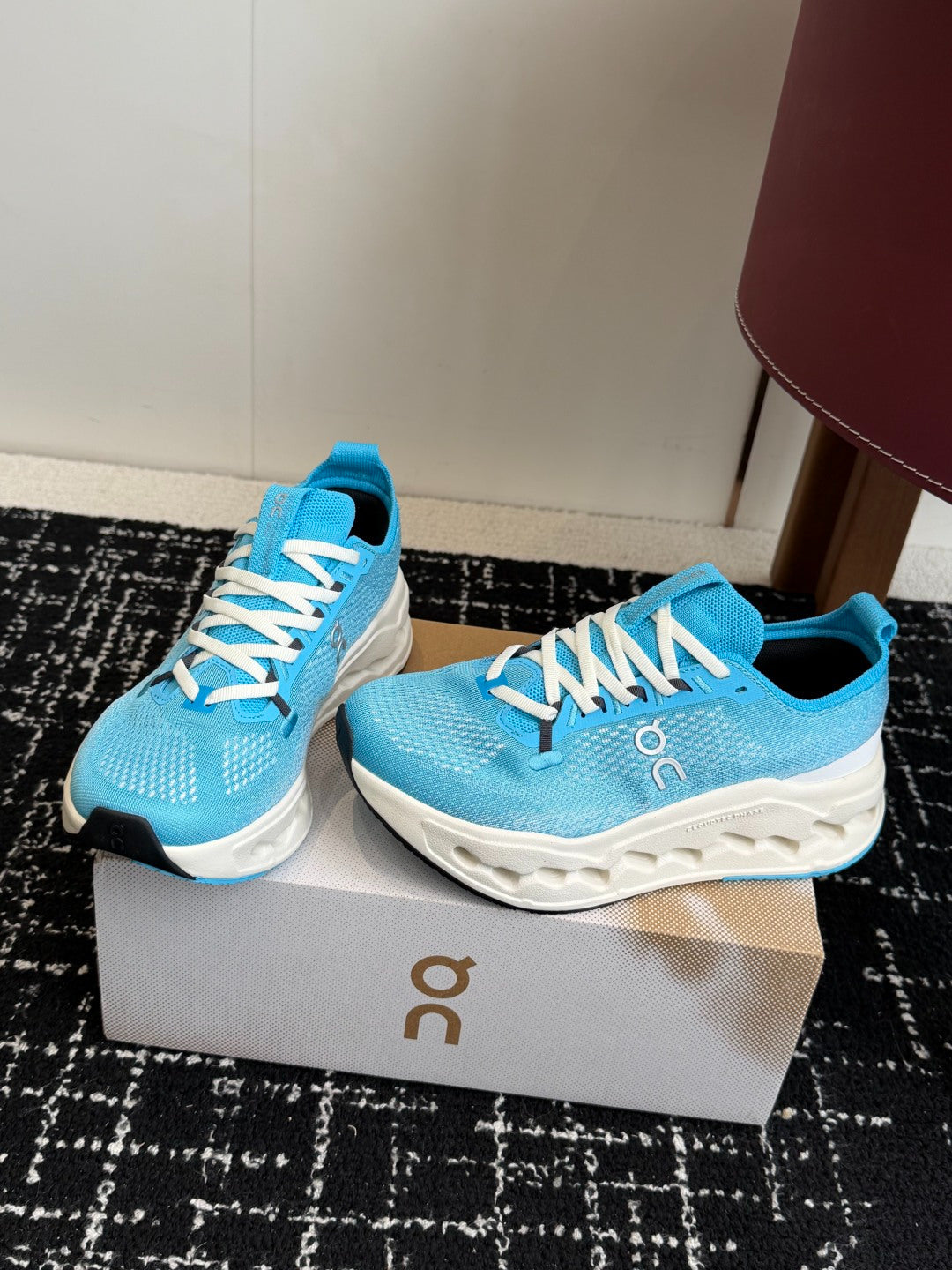 On Cloudtilt Unisex Sport Sneakers Sky Blue White Hollow CloudTec Phase Midsole Road Running Shoes