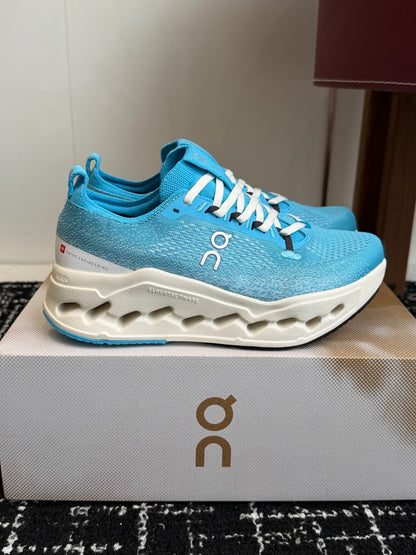 On Cloudtilt Unisex Sport Sneakers Sky Blue White Hollow CloudTec Phase Midsole Road Running Shoes