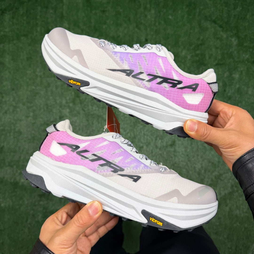 Altra Mont Blanc White Purple Men Women Lightweight Trail Running Shoes