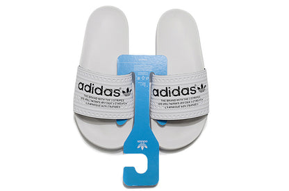 Adidas Originals Adilette White/Black Logo Slide Sandals GX6964