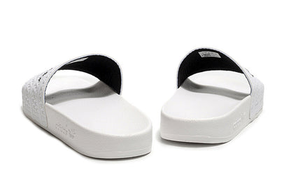 Adidas Originals Adilette White/Black Logo Slide Sandals GX6964