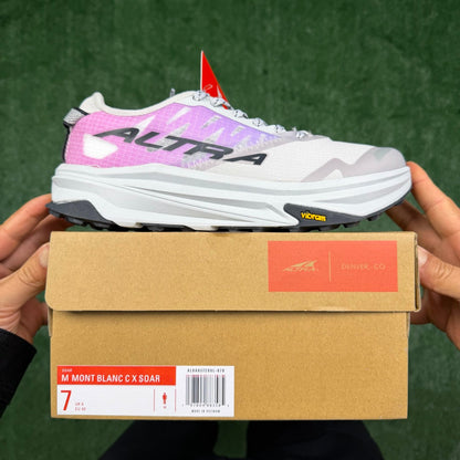 Altra Mont Blanc White Purple Men Women Lightweight Trail Running Shoes