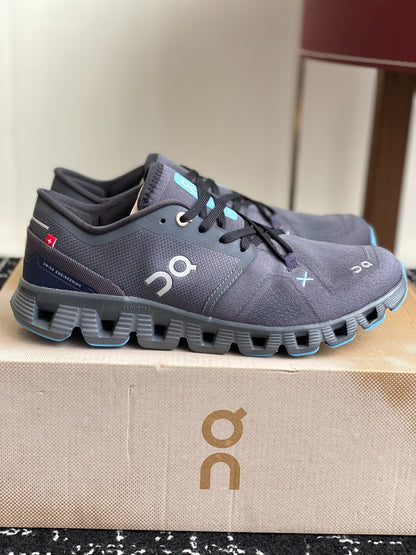 Cloudsurfer Cushioned Running Sneakers Dark Gray Sky Blue Breathable Mesh Sport Shoes Unisex