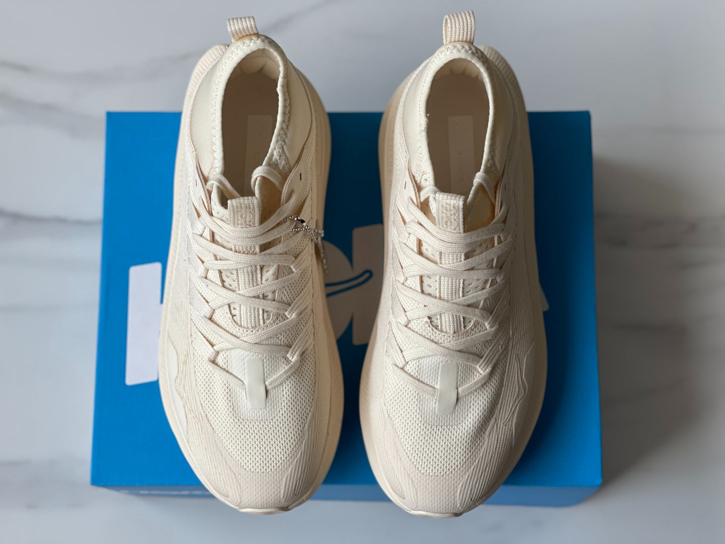 Hoka M Kawana Mid Training Shoes Grayish White