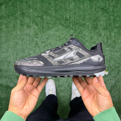 Altra Lone Peak 7 Black Grey Camo Zero Drop Breathable Trail Running Sneakers