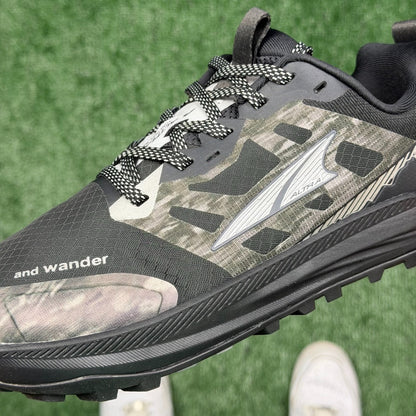 Altra Lone Peak 7 Black Grey Camo Zero Drop Breathable Trail Running Sneakers