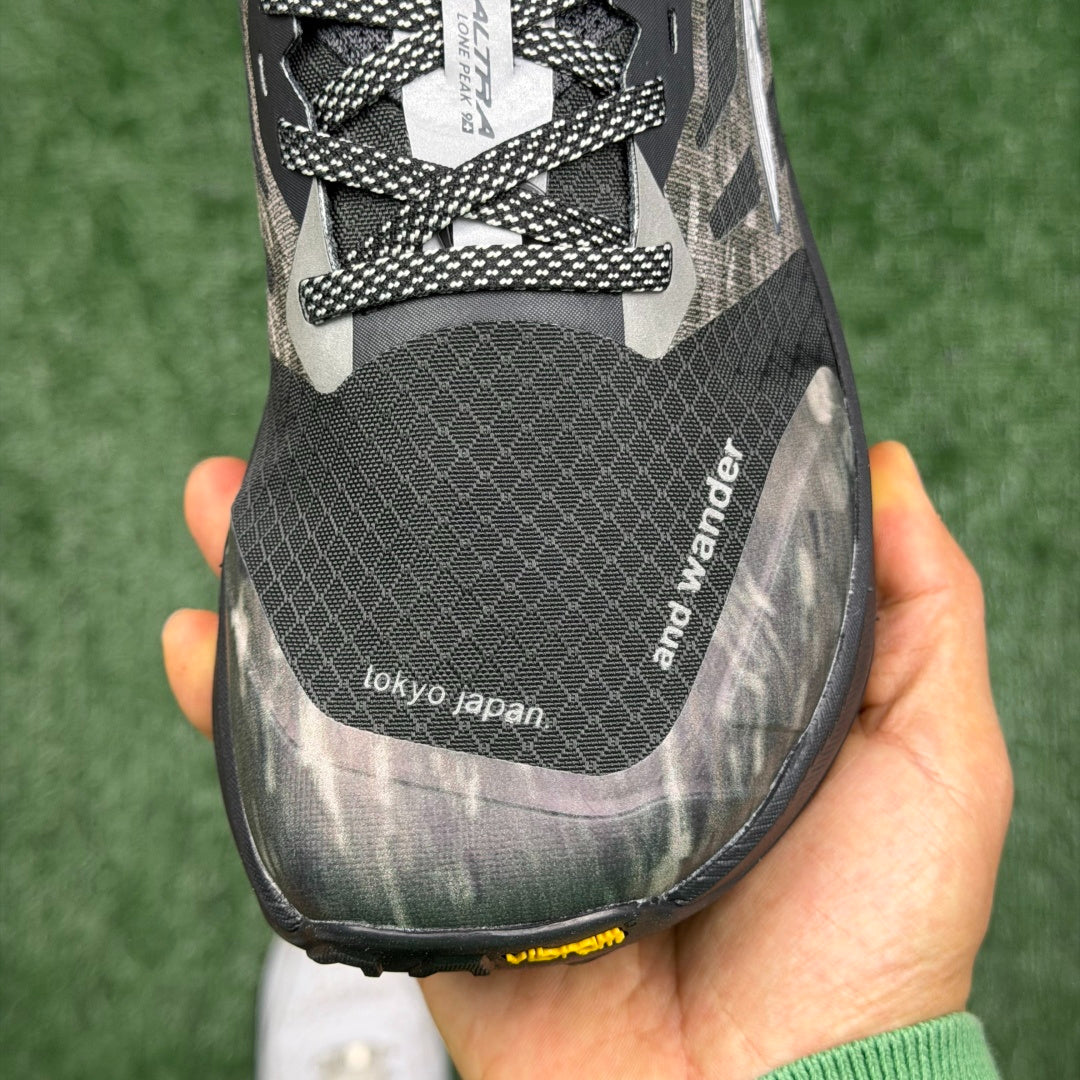 Altra Lone Peak 7 Black Grey Camo Zero Drop Breathable Trail Running Sneakers