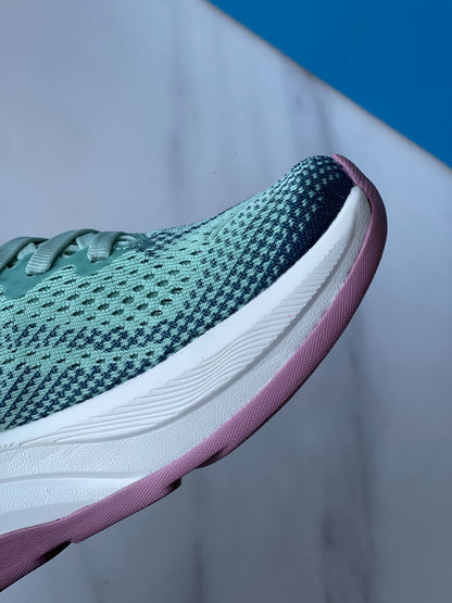 Hoka Rincon 4 Running Shoe Light Teal | Rose Red
