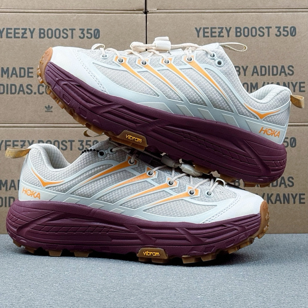 Hoka Mafate Three2 Gray-blue | Orange