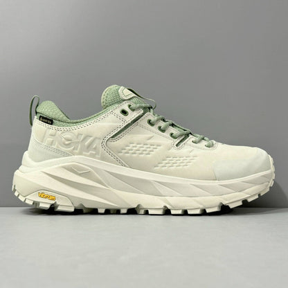 HOKA Kaha Low GTX Green | Grayish White