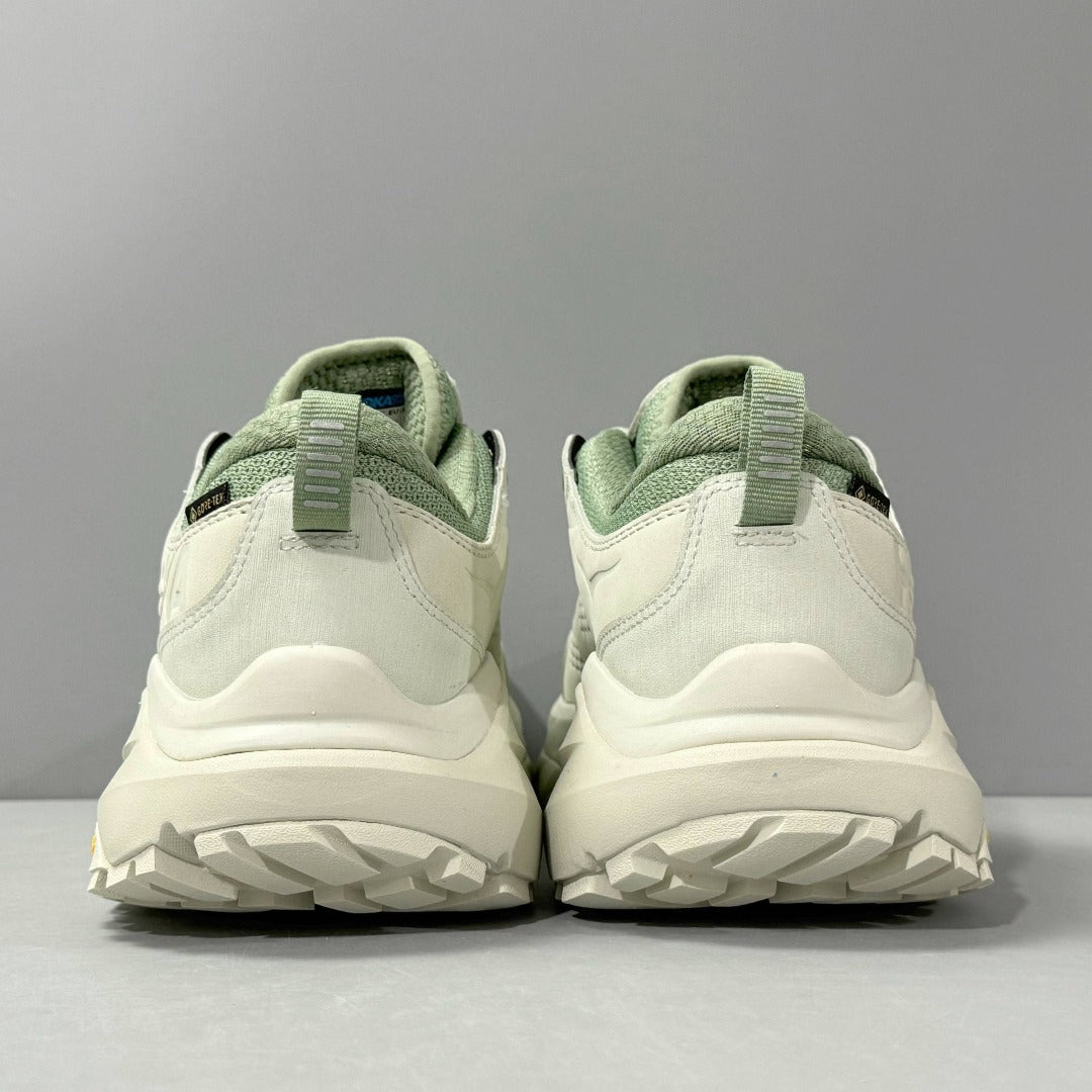 HOKA Kaha Low GTX Green | Grayish White