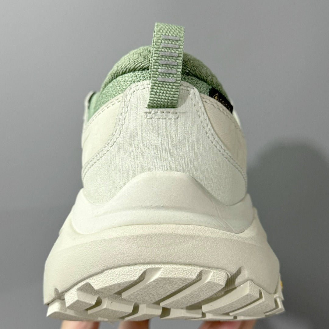 HOKA Kaha Low GTX Green | Grayish White