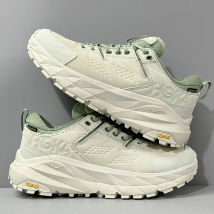 HOKA Kaha Low GTX Green | Grayish White