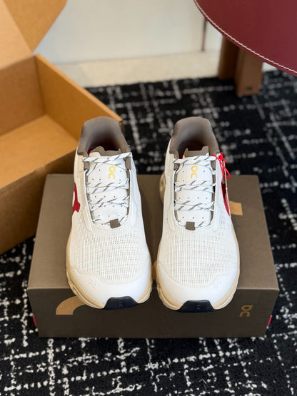 On Cloudtilt White Khaki Mesh Jogging Training Casual Sneakers