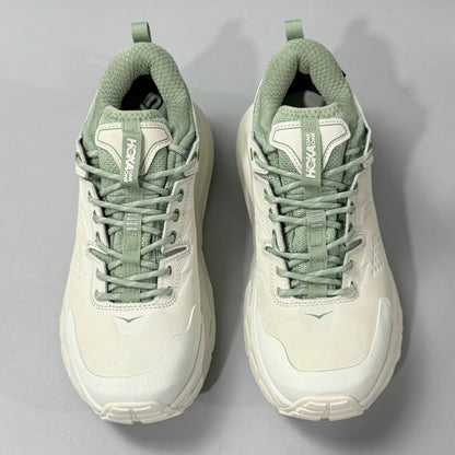 HOKA Kaha Low GTX Green | Grayish White