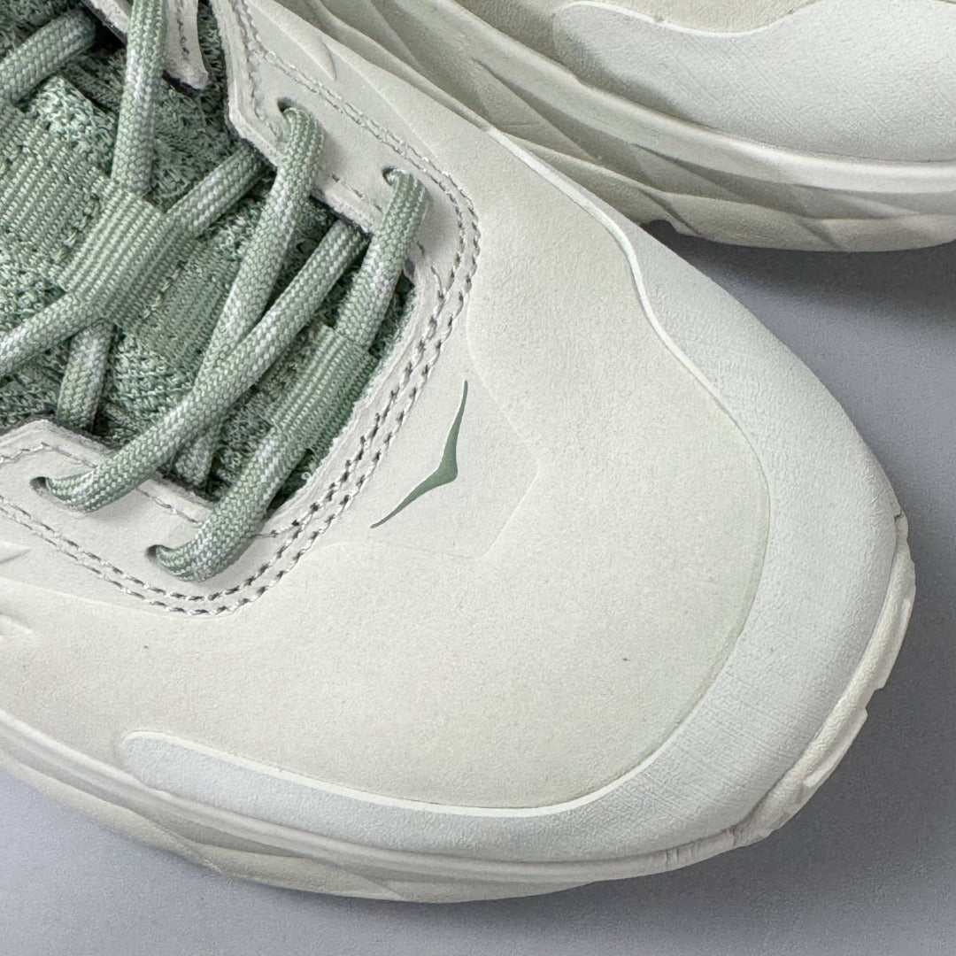 HOKA Kaha Low GTX Green | Grayish White