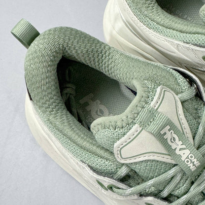 HOKA Kaha Low GTX Green | Grayish White