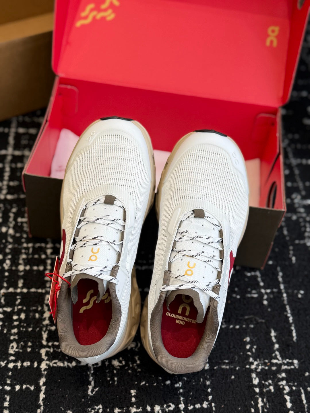 On Cloudtilt White Khaki Mesh Jogging Training Casual Sneakers