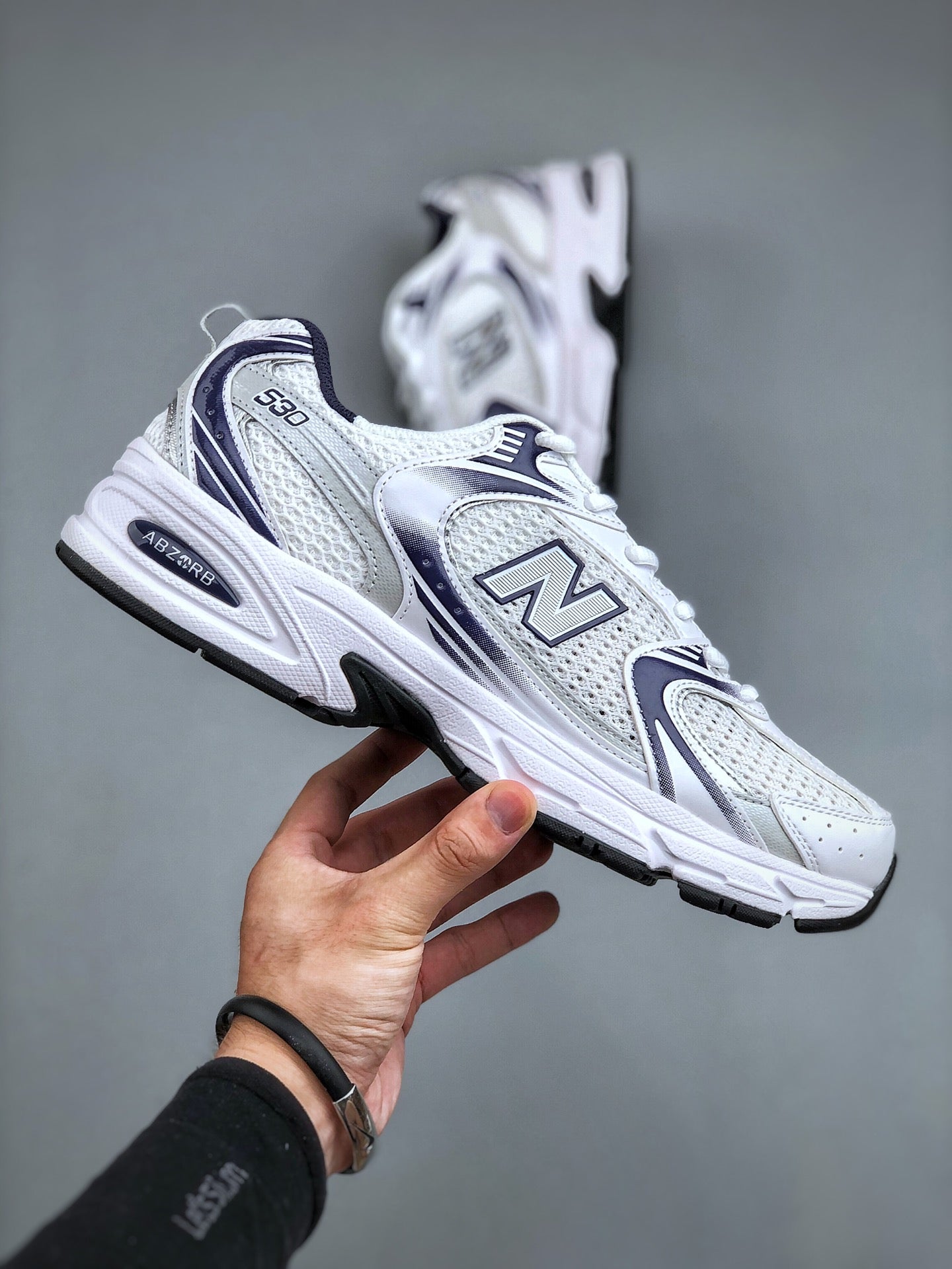 New Balance 530 "White/Navy" Sneakers