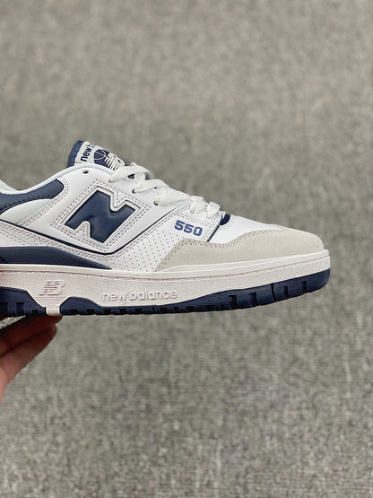 New Balance 550 White Navy Grey
