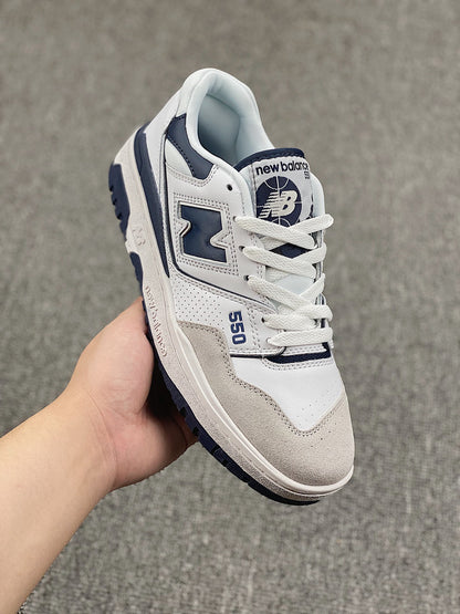 New Balance 550 White Navy Grey