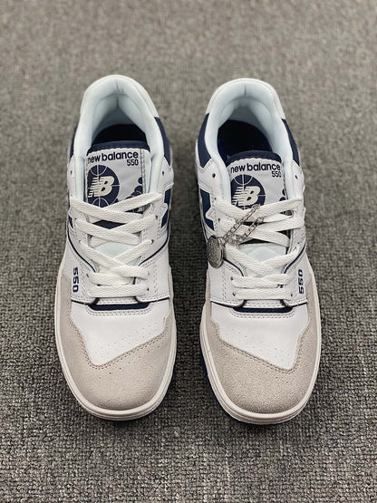New Balance 550 White Navy Grey
