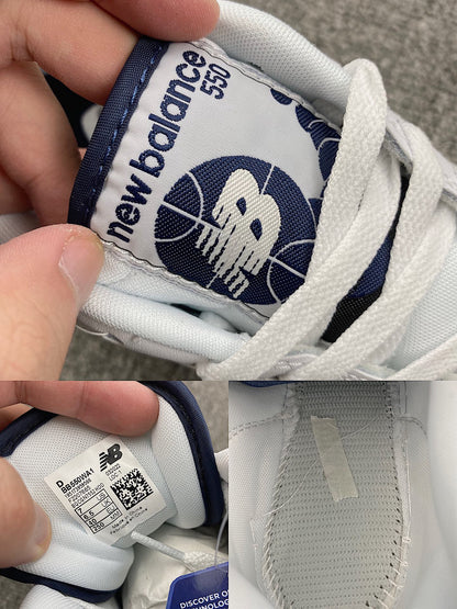 New Balance 550 White Navy Grey