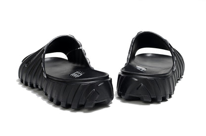Off-White Tread Slides Black