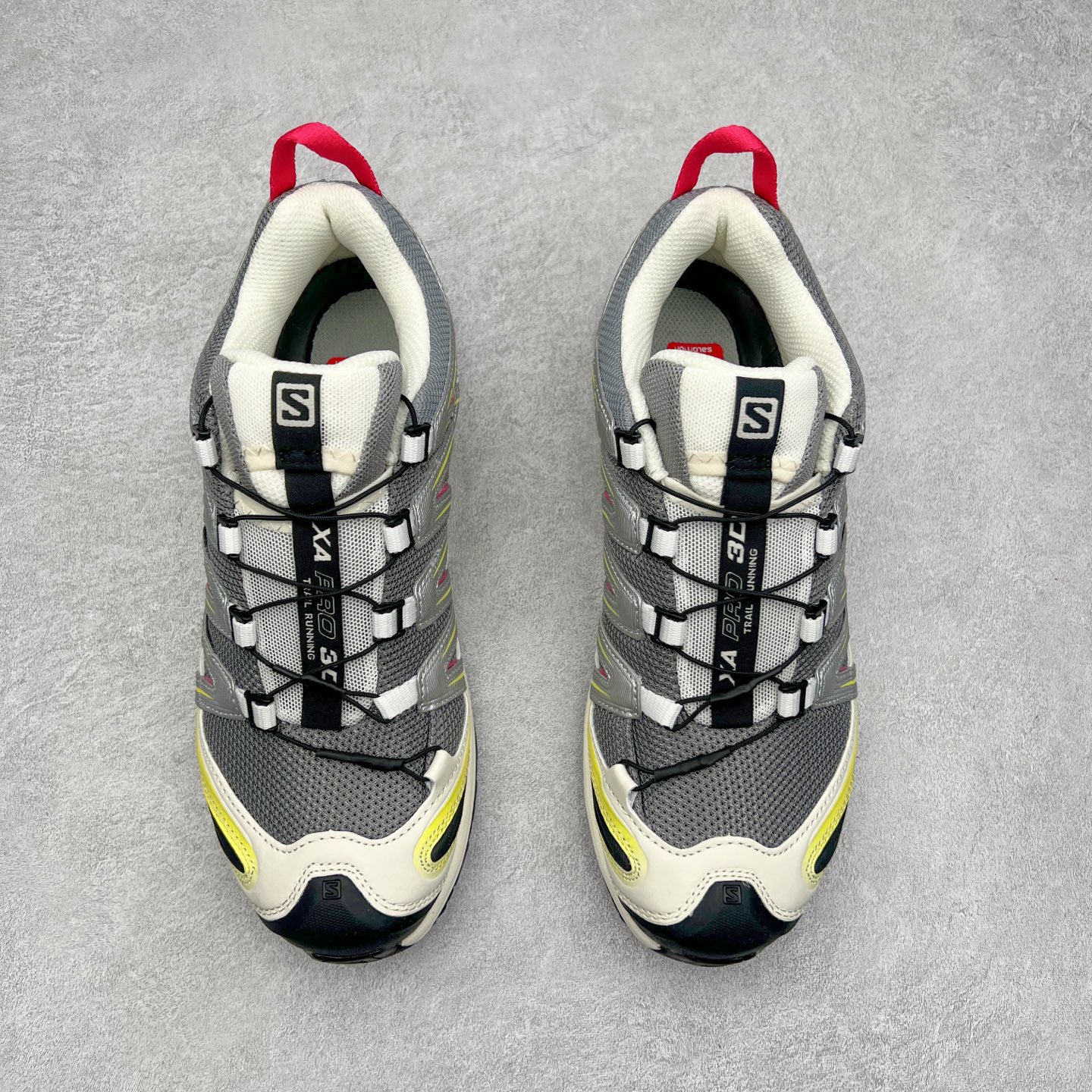 Salomon XA Pro 3D Yellow Silver Pink Men Women Outdoor Shoes