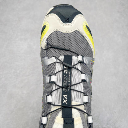 Salomon XA Pro 3D Yellow Silver Pink Men Women Outdoor Shoes