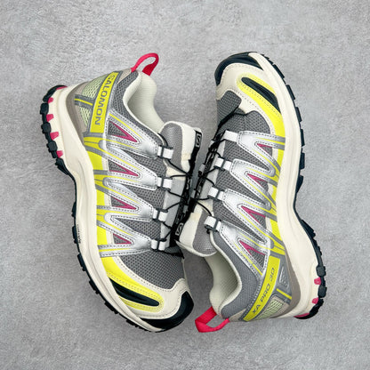 Salomon XA Pro 3D Yellow Silver Pink Men Women Outdoor Shoes