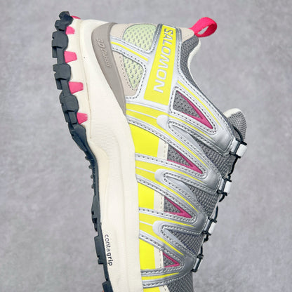 Salomon XA Pro 3D Yellow Silver Pink Men Women Outdoor Shoes