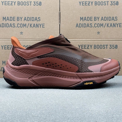 Hoka U Project Transport Dark Brown | Rust pink