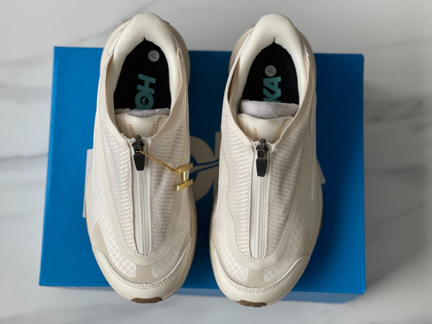 Hoka Project Transport Zip Sneaker Off-white