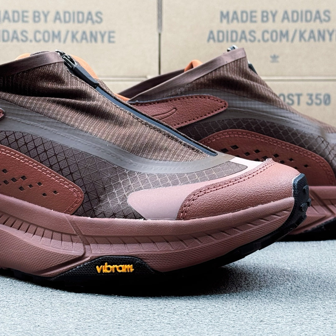 Hoka U Project Transport Dark Brown | Rust pink