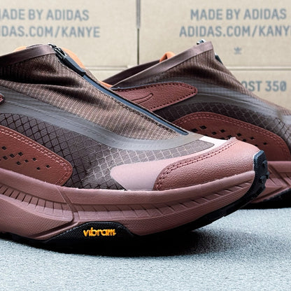 Hoka U Project Transport Dark Brown | Rust pink