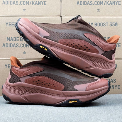 Hoka U Project Transport Dark Brown | Rust pink