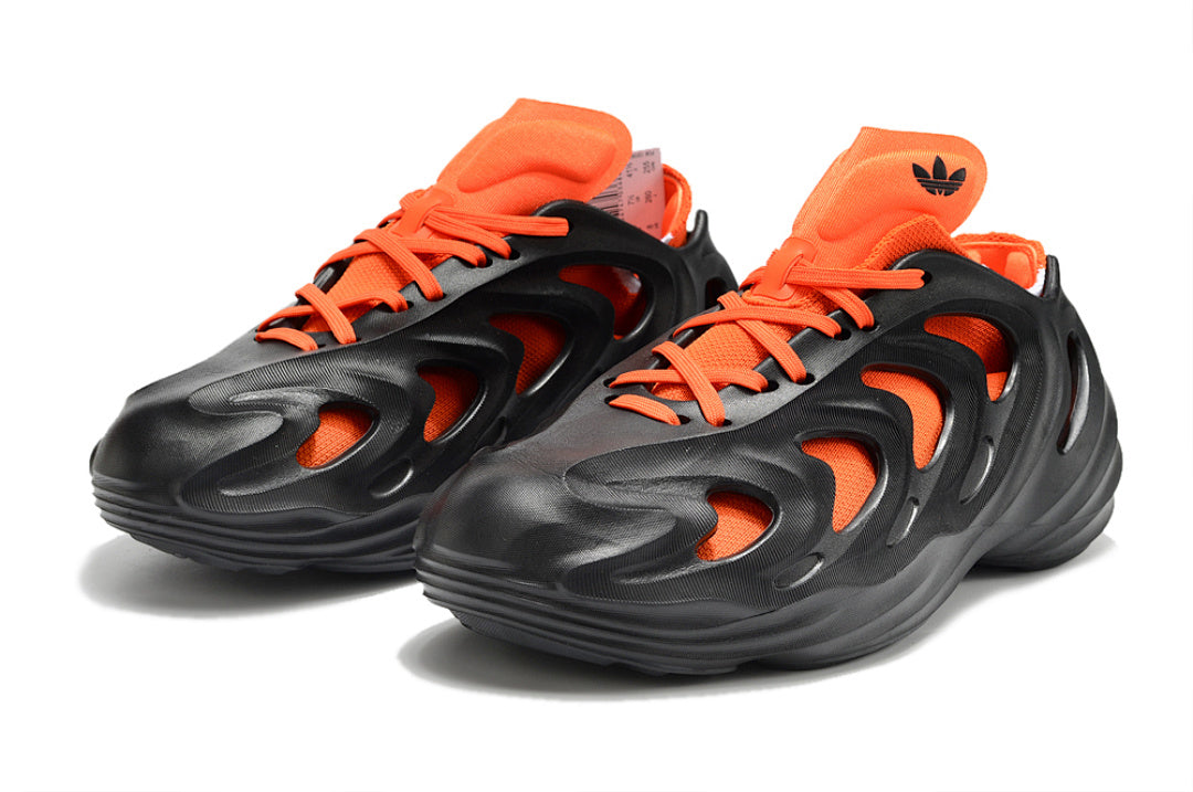 Adidas Originals AdiFOM Q "Core Black/Impact Orange" Sneakers
