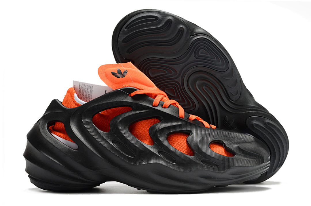 Adidas Originals AdiFOM Q "Core Black/Impact Orange" Sneakers