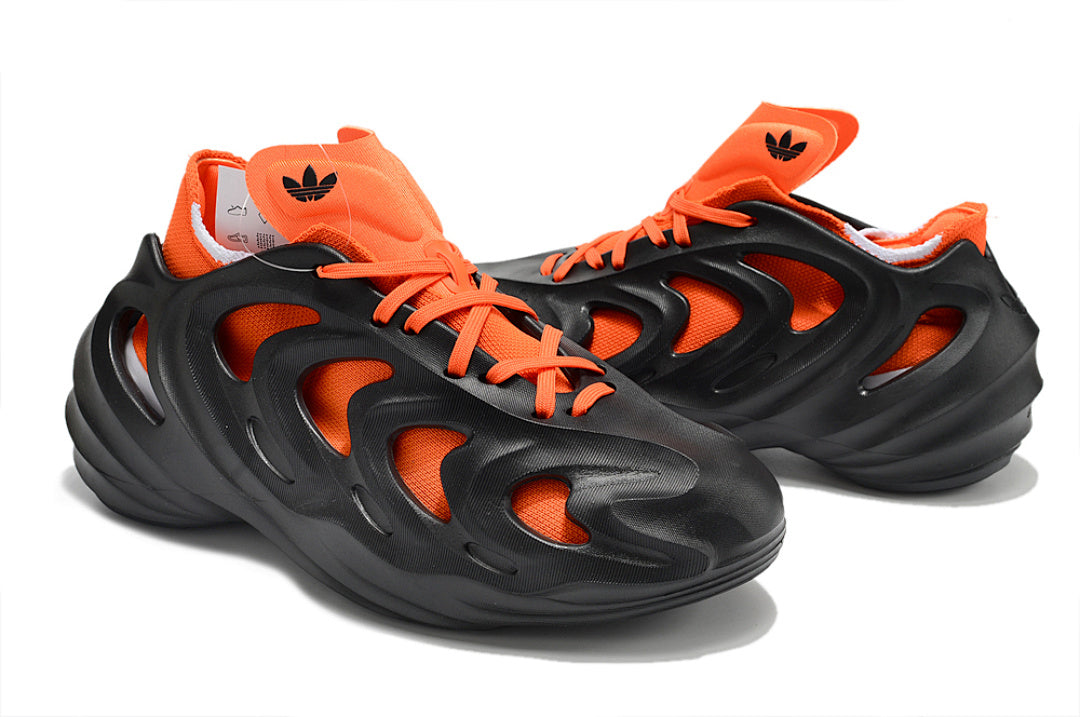 Adidas Originals AdiFOM Q "Core Black/Impact Orange" Sneakers