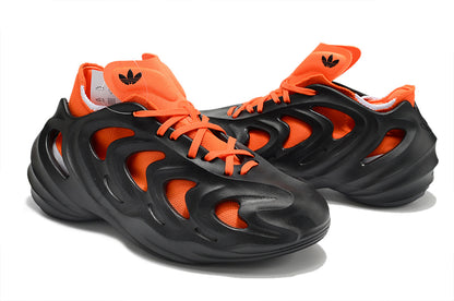 Adidas Originals AdiFOM Q "Core Black/Impact Orange" Sneakers