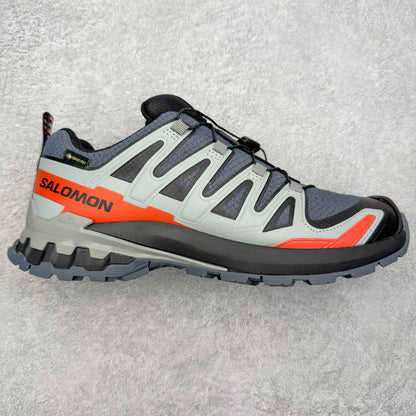 Salomon XA Pro 3D V9 GTX Grey Orange Men Women Waterproof Shoes