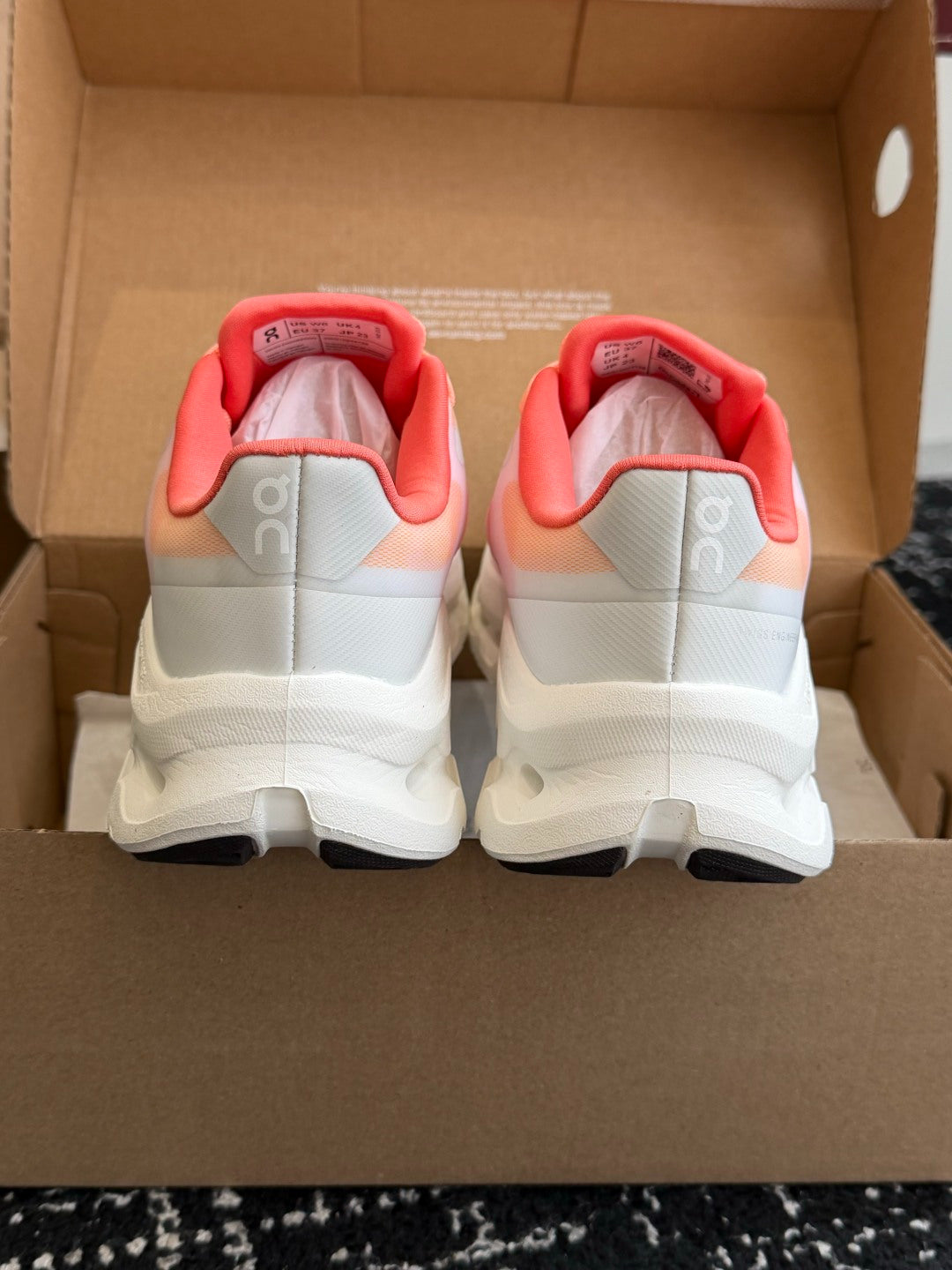 Cloudtilt Remix White Coral Cloud Cushion Running Sneakers Fresh Gradient Pink Commuter Shoes