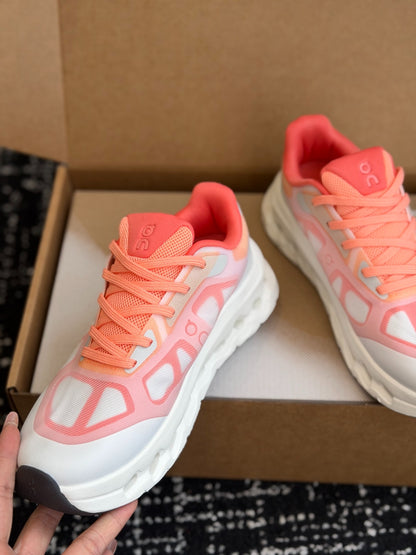 Cloudtilt Remix White Coral Cloud Cushion Running Sneakers Fresh Gradient Pink Commuter Shoes