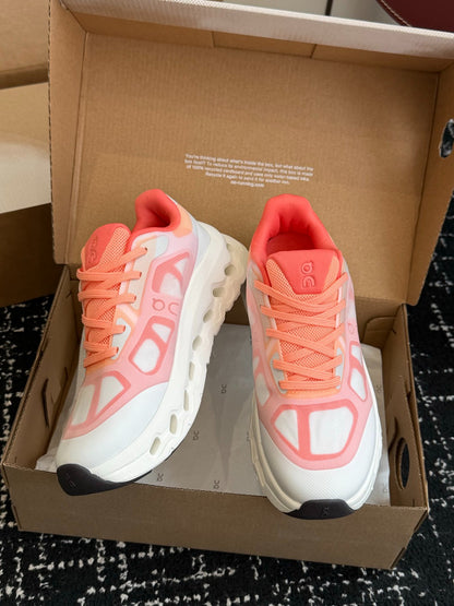 Cloudtilt Remix White Coral Cloud Cushion Running Sneakers Fresh Gradient Pink Commuter Shoes