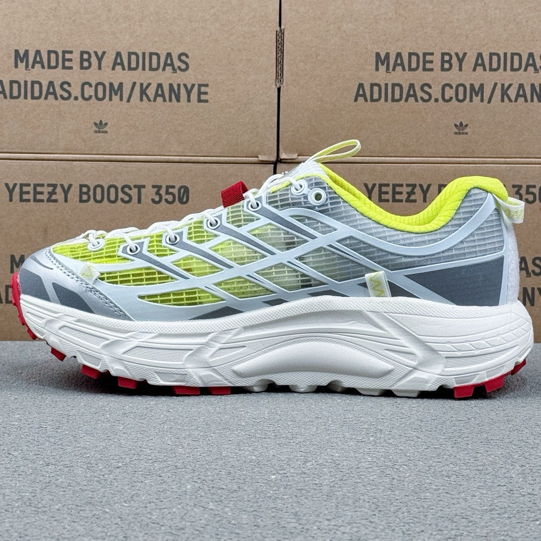 Hoka Mafate Three2 Fluorescent | Gray